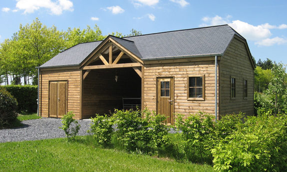 Tintange abris carport bois TVB