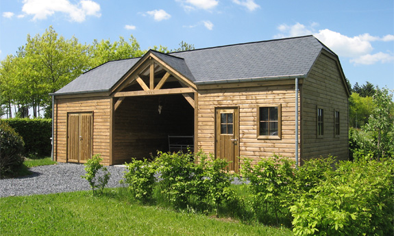 Tintange abris carport bois TVB