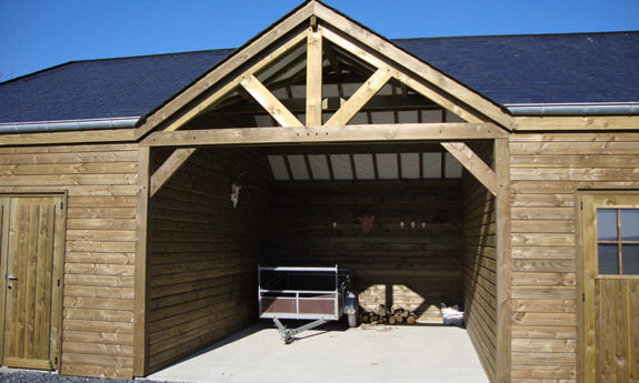 Tintange abris carport bois TVB