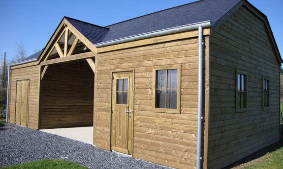 Tintange abris carport bois TVB
