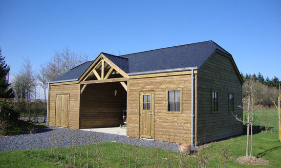 Tintange abris carport bois TVB