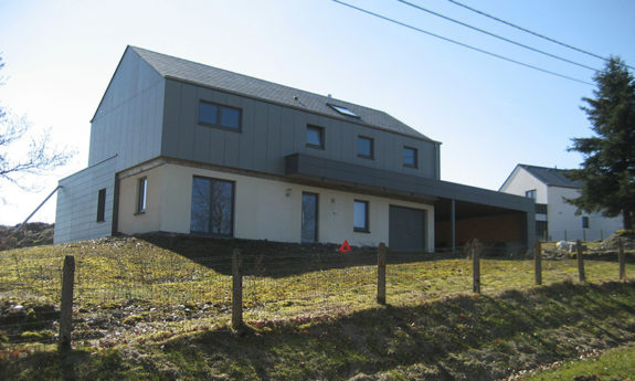 Honville rehaussement transformation ossature bois TVB