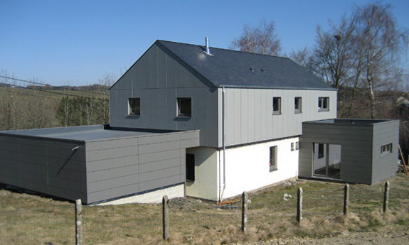 Honville rehaussement transformation ossature bois TVB