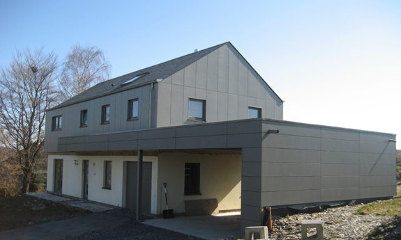 Honville rehaussement transformation ossature bois TVB
