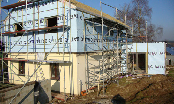 Honville rehaussement transformation ossature bois TVB