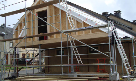 Laiche annexe ossature bois TVB