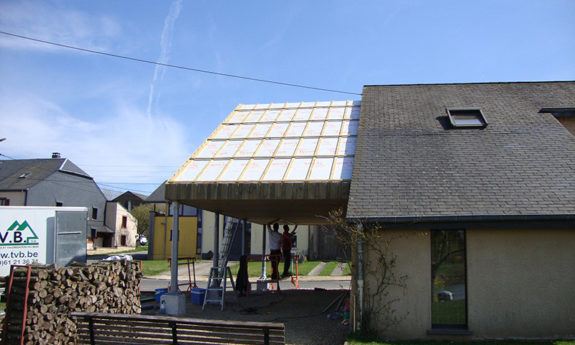 Laiche annexe ossature bois TVB