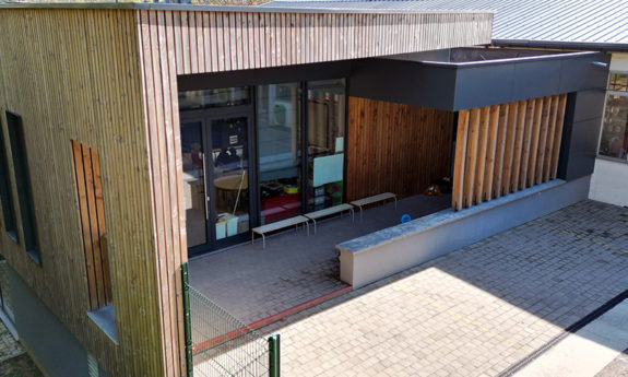 Arlon école annexe ossature bois TVB