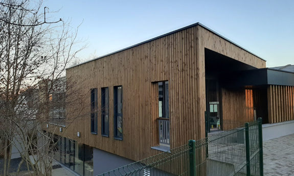 Arlon école annexe ossature bois TVB