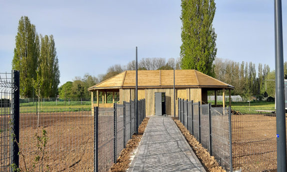 Abris bois Veeweyde TVB