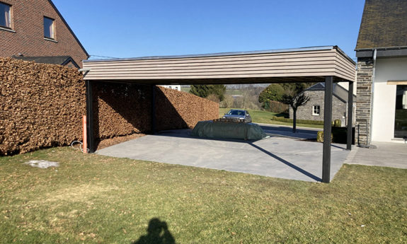 Carport bois bastogne TVB