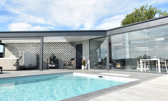 Poolhouse cuisine été abris piscine TVB Bertrix