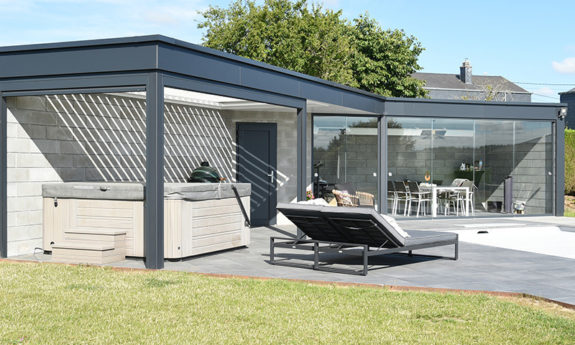 Poolhouse cuisine été abris piscine TVB Bertrix