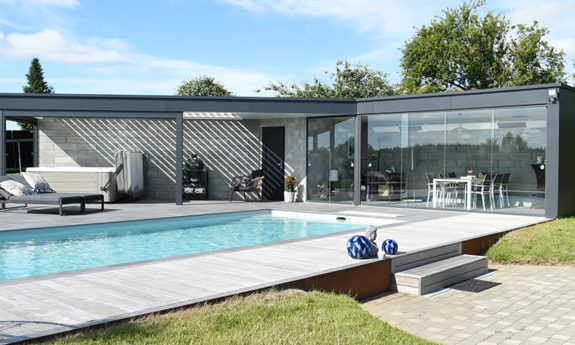 Poolhouse cuisine été abris piscine TVB Bertrix