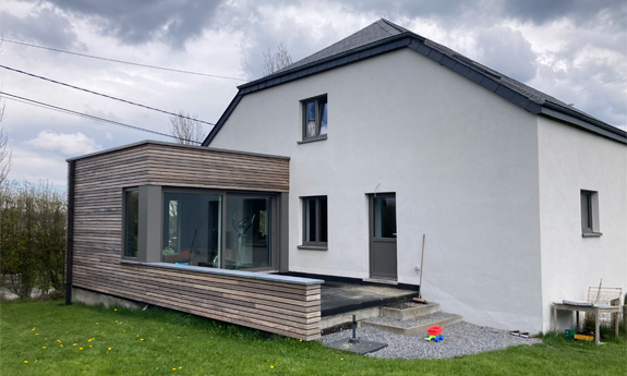 Bertrix annexe ossature bois TVB