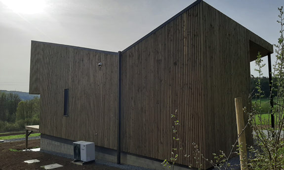 Construction maison ossature bois TVB Mortehan