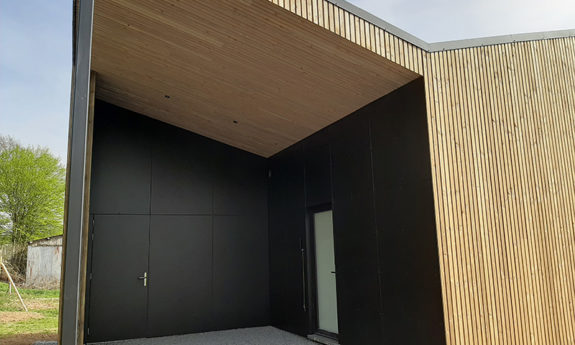 Construction maison ossature bois TVB Mortehan