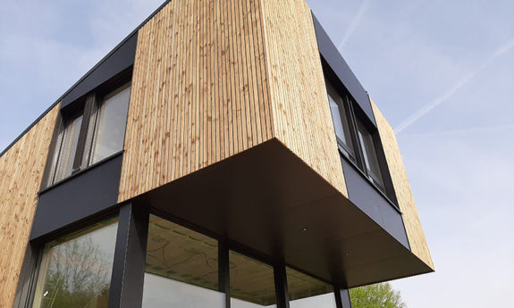 Construction maison ossature bois TVB Mortehan