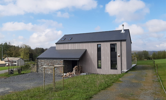 Construction maison ossature bois TVB Herbeumont