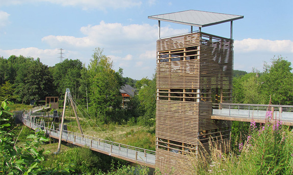 Tour d'observation bois Martelange TVB