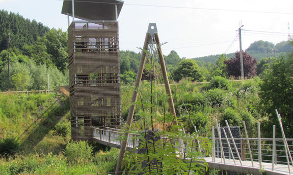 Tour d'observation bois Martelange TVB