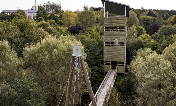 Tour d'observation bois Martelange TVB