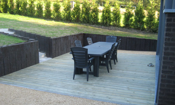 terrasse plain pied bois tvb