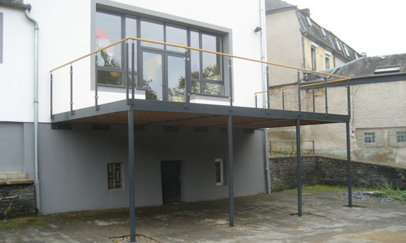 terrasse pilotis bois TVB