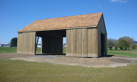 Hangars halls ossature bois TVB