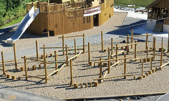 parcours équilibre jeux bois TVB parcours équilibre jeux bois TVB