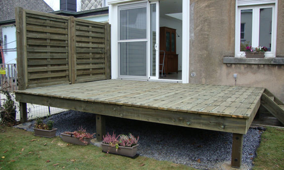 terrasse pilotis bois TVB