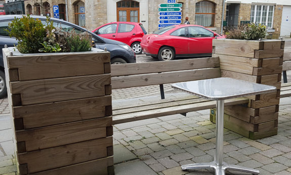 Bancs mobilier urbain bois TVB Bancs mobilier urbain bois TVB