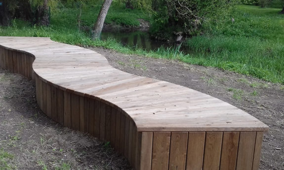 Bancs mobilier urbain bois TVB Bancs mobilier urbain bois TVB
