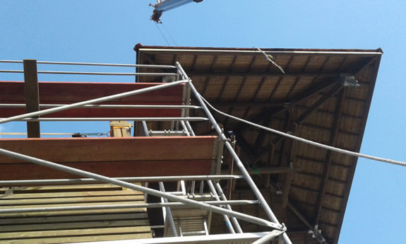Tour passerelle bois Rochehaut TVB
