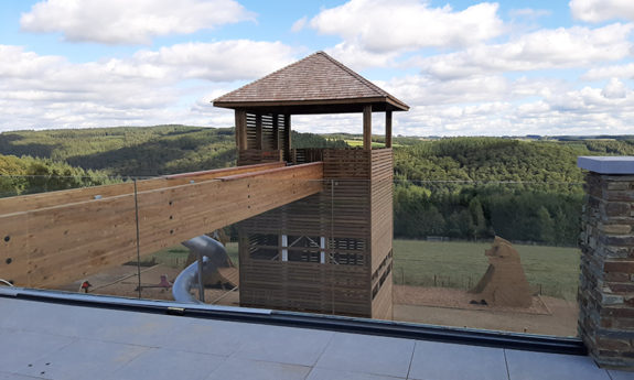 Tour passerelle bois Rochehaut TVB