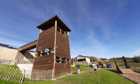 Tour passerelle bois Rochehaut TVB
