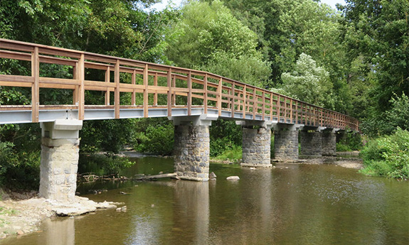 Passerelle Resteigne bois TVB