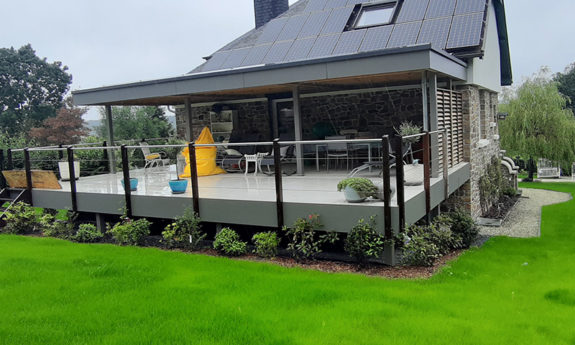 terrasse pilotis bois TVB