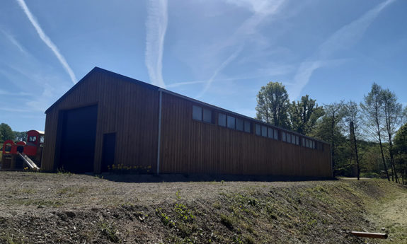 Hangars halls ossature bois TVB