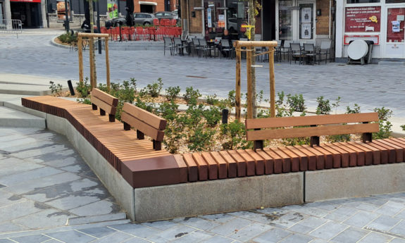 Bancs mobilier urbain bois TVB Bancs mobilier urbain bois TVB