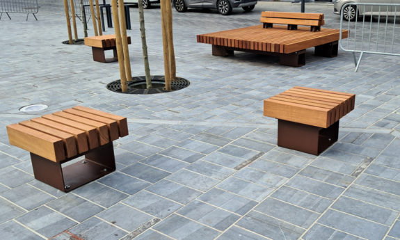 Bancs mobilier urbain bois TVB Bancs mobilier urbain bois TVB