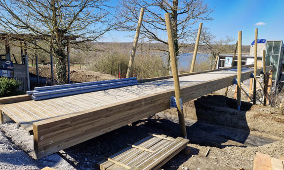 Passerelle Aquascope Virelles bois TVB