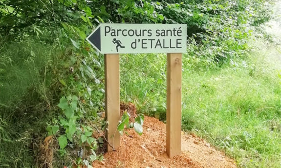 Etalle - parcours santé - bois -TVB Etalle - parcours santé - bois -TVB