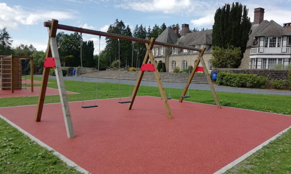 portique balançoires bois jeux tvb