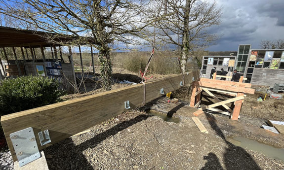 Passerelle Aquascope Virelles bois TVB