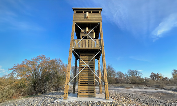 Tour d'observation bois TVB