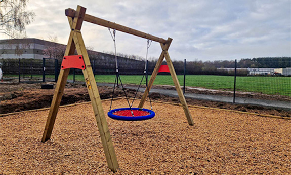 portique balançoires bois jeux tvb